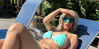 BJ Raw - Blonde hair Lauren Pixie deepthroat