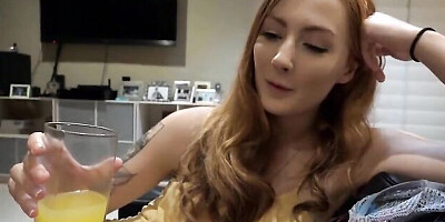 Glamorous Megan Winters's point of view scene