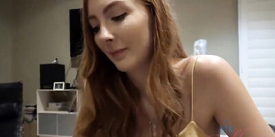 Glamorous Megan Winters's point of view scene