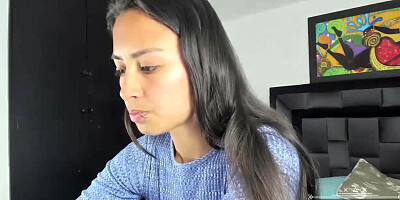 Skinny small tits webcam solo petite piercing teen