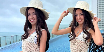 Gorgeous Spanish Blanca Wants to Try Russian White Cock on Vacation - Creampie