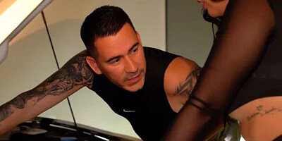 Mechanic has no Shame and Fucks His Customer in Her Husband's Car! - Lina Hen...