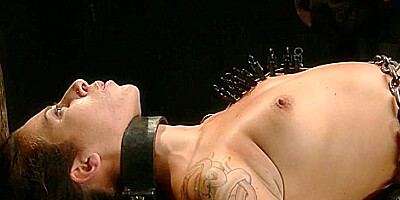 Bound Blond Endures Nipple Clamps With Mz Berlin