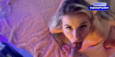 Pov Blowjob and Close-up Sex