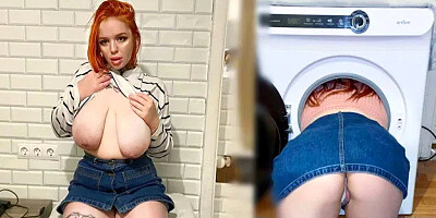 Stepmom Stuck in Washing Machine. Did You get Her Out with Your Dick?: S1e12