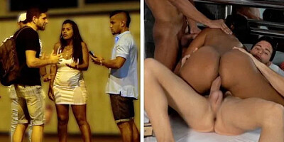 Local Venezuelans get Involved in a Gang Bang with a Random Stranger for Money