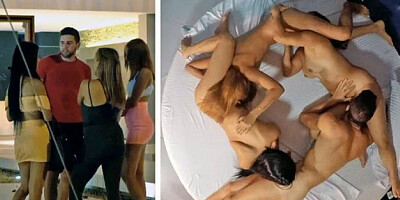 Three Sexy Venezuelans get Picked Upand have an Incredible Foursome at Home