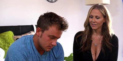 MomsTeachSex Young couple fucks hot older mom