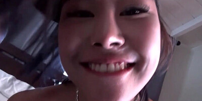 Attractive Asian wife enjoys sex and cum inside pussy