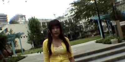 Subtitled Japanese public bareness striptease in Tokyo