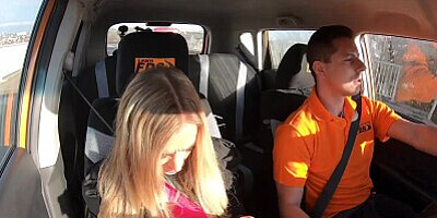 FakeDrivingSchool Daisy Lee thinks Blowjob Lessons Are More Fun