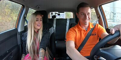 FakeDrivingSchool Daisy Lee thinks Blowjob Lessons Are More Fun