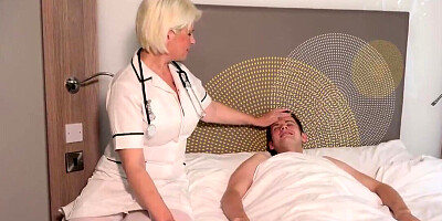 Mature blondes enjoy having sex with much younger guys