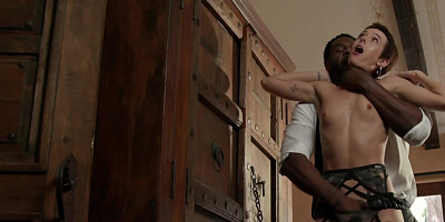 Black stud Jax Slayher is fucking lovely brunette babe Sidra Sage