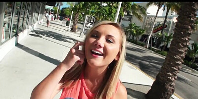 Cute inexperienced light-haired is talked into trying anal invasion penetration hook-up on tape