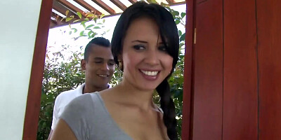 Sweet Adriana Ramos agrees to participate at the porn casting