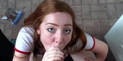 HotCrazyMess - Shaved Amber Addis cum in mouth pussy fuck