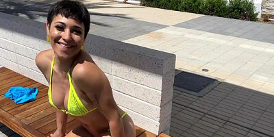 BJ Raw: Brunette Brooklyn Gray rimming