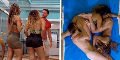 Amazing Threesome Sex with Two Gold Digger Brazilian Girls