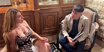 The Bitch from Michu Wars gets Fucked by a Good Cock - Petite with Huge Tits