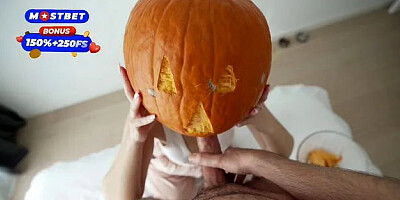 Step Sister Didn't Expect the Halloween Pumpkin Game to Go so Badly!
