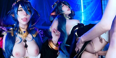 Laylas Wet Dream About a Big Dick. Genshin Impact