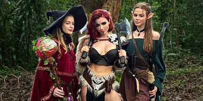 D&d the Adventure of the Elf with God Eros (arinafox, Sweetie Fox, Diana Rider)