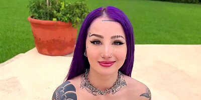 Tatt'd Stepsis Valerica Steele Fucks and Squirts for Step Bro
