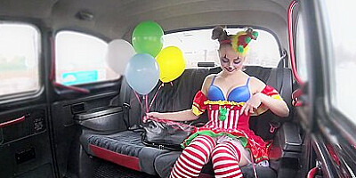 Driver Fucks Cute Valentine Clown Lady Bug
