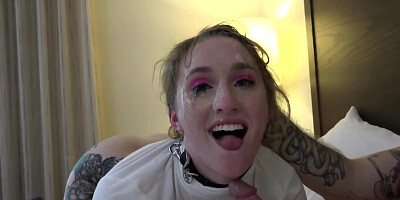 Slutty teen enjoys hardcore copulation with skillful guy