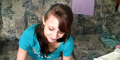 Teenager (18+) dirt with naughty wooer from Love Home Porn