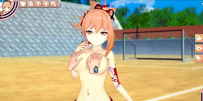 [hentai Game Koikatsu! ]have Sex With Big Tits Genshin Impact Yoimiya.3dcg Erotic Anime Video