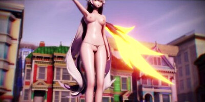 [mmd R-18] Honkai Impact - God Kiana Lamb [4k Uncensored Hentai]