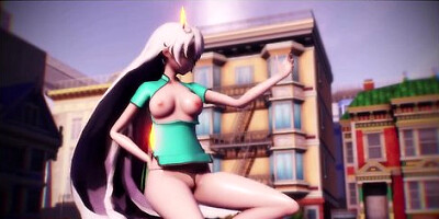 [mmd R-18] Honkai Impact - God Kiana Lamb [4k Uncensored Hentai]