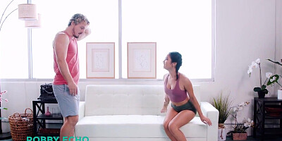 Robby Echo Produces A Exclusive Rubdown To His Downstairs Neighbor Avery Black