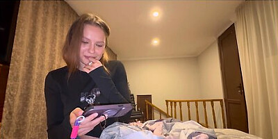 POV: Stepsister watches anal porn and can’t resist joining in