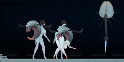 Alien Quest (part 1). The Attack Of Lesbians And Winged Monsters Anime