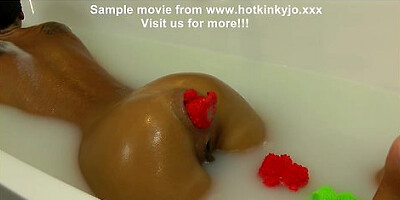 Anal, Bears, Prolapse, Yoghurt, Fisting Just Hotkinkyjo Takig Bath