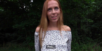 Pulled ginger slut pussypounded by guy