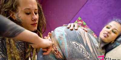 Tattoo Pornstar Anuskatzz Gets Fisted From Inked Hippie Goth Girl Pov Hardcore Fetish Fisting