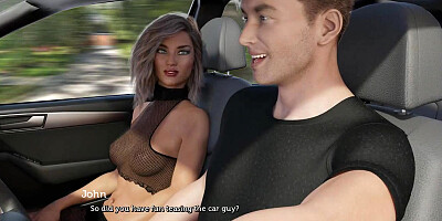 The Adventurous Couple Husband Watch His Wife Having Sex In The Car And On The Parking Ep 99