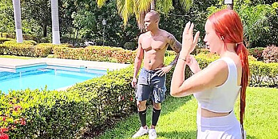 My Boss And Her Big-bootied Friend Swallow My Cock In An Outdoor Threesome With Brandon Cruz, Andrea Castro And Mariana Martix