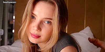 Beautiful Sucks Her Man Tenderly Before He Fucks Her - Petite Blonde