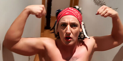 Dana X Muscles In Eating Cock And Balls