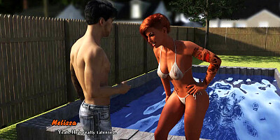 Intertwined Guy Is Having Fun With A Sexy Milf By The Pool Ep10