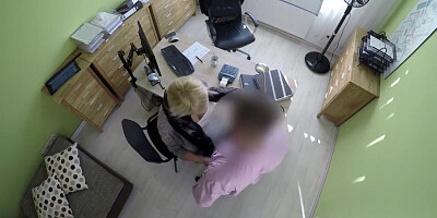 Trades Seduction For Loan With Blonde Bombshell