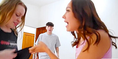 Stepbros Massive Dick Brings Squabbling Friends Together With Haley Spades, Ethan Seeks And Mia River