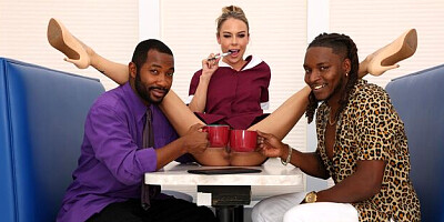 Heavenly Summer's natural tits scene