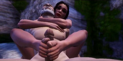 Footjob / Jerk Off A Cock To A Millionaire With Her Feet On Wild Rocks [3d Hentai]