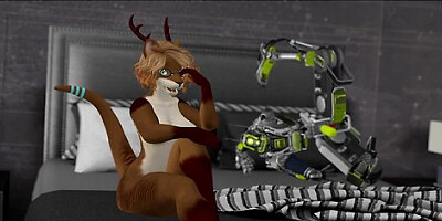 Otter Babe Orders Fuck Robot And Gets Fucked Silly - Second Life Yiff